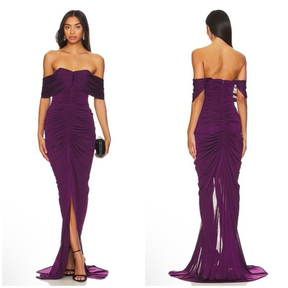 Yaura  Tiara Dress in Grape